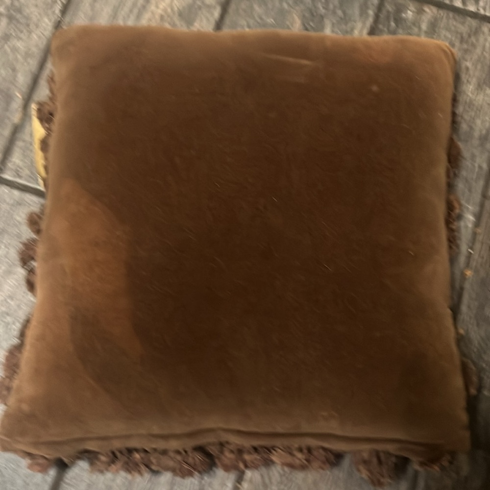 Pug Dog Needlepoint
Fancy Fringed Pillow - Picture 4 of 4